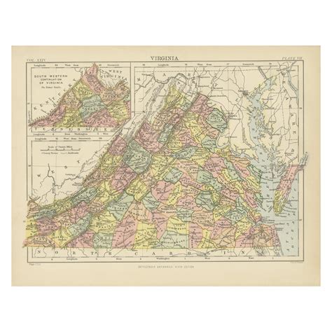 Old Virginia County Maps