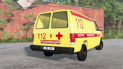 Gavril H Series Ambulance V1 2 For Beamng Drive