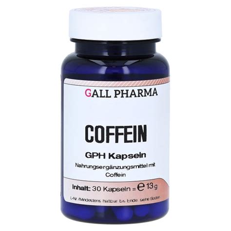 Coffein GPH Kapseln 30 St 30 St Online Kaufen DocMorris