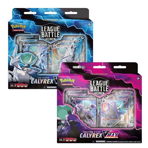 Pokémon TCG Calyrex VMax League Battle Decks Display LAB7