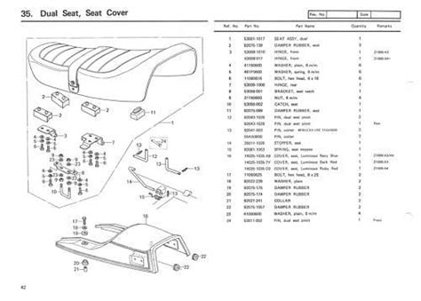 Purchase KAWASAKI Parts Manual KZ1000 Z1000 ROW MKII 1979 1980 ...