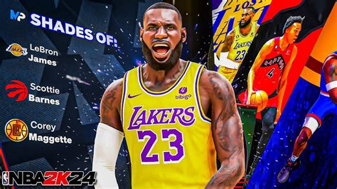 How To Make Lebron James Exact Build Nba 2k24 Youtube