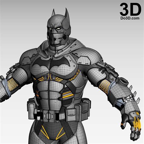 3d Printable Model Cold Cold Heart Arkham Origins Batman Full Body Armor Batsuit Print File