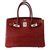 Hermès BIRKIN 30 crocodile Cuirs exotiques Rouge ref 14066 Joli Closet