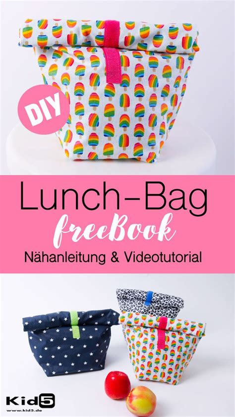 GRATIS Schnittmuster Lunch Bag Aus Wachstuch Oder Beschichteter