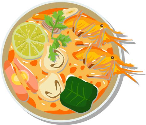 Tom Yum Goong Png Graphic Clipart Design 19955072 Png