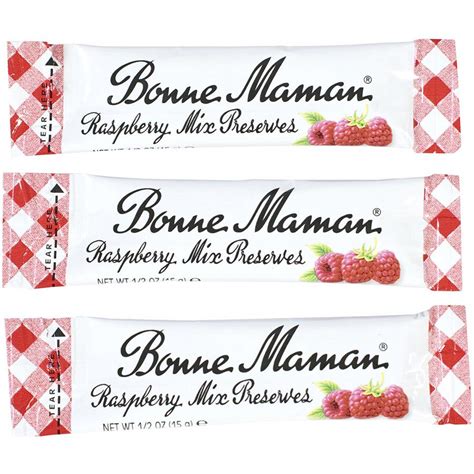 Bonne Maman Raspberry Preserves Portion Sticks - Buy at Gourmet Food Store