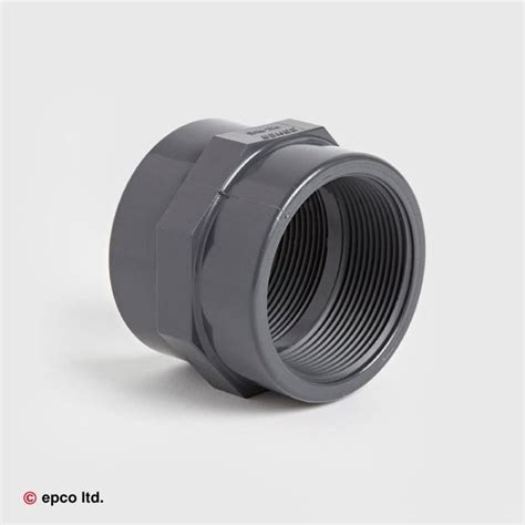 U Pvc Threaded Socket Pipe Fittings Epco Plastics