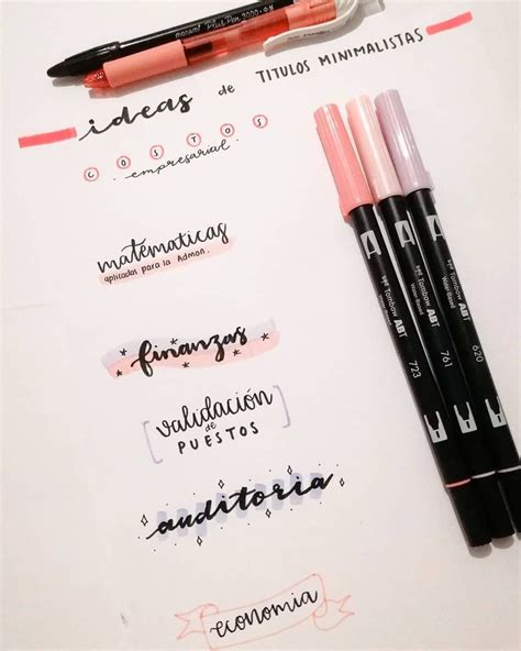 Kathnotes Ideas Para T Tulos Minimalistas Espero Les Guste