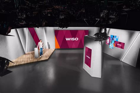 Studio Set Design F R Zdf Format Wiso