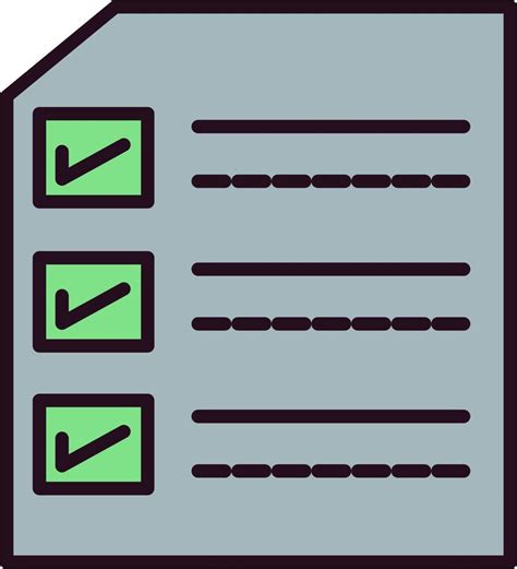 Checklist Vector Icon 19147825 Vector Art At Vecteezy