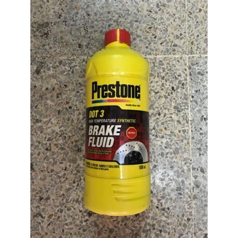 Jual Gratis Ongkir Prestone Brake Fluid Cairan Minyak Rem Dot Liter