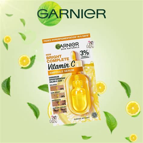 Jual Garnier Bright Complete Ampoule Vitamin C Hiperpigmentasi Serum