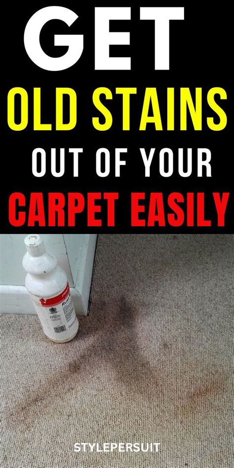 How To Get Old Stains Out Of Carpet Cleaning Carpet Stains Stain