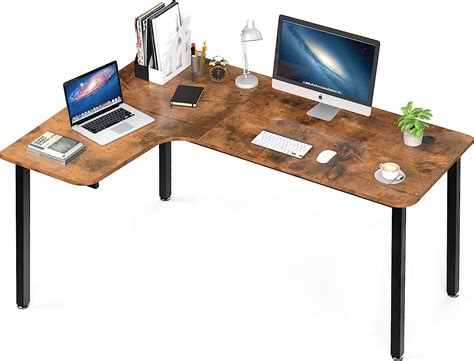 Tekavo L Shaped Computer Office Table For Work From Home Engineered