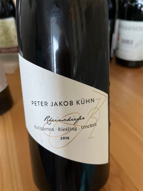 2016 Peter Jakob Kühn Riesling Sekt Brut Germany Rheingau CellarTracker