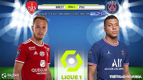 Soi kèo nhà cái Brest vs PSG và nhận định bóng đá Pháp Ligue 1 TTVH