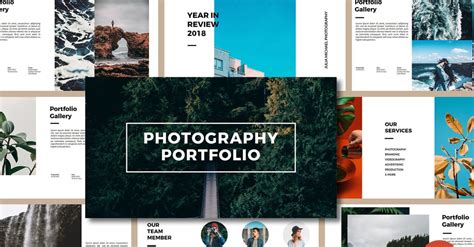 Photography Portfolio PowerPoint Template - TemplateMonster