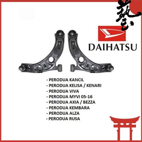 Daihatsu Lower Arm Front Perodua Kancil Viva Kelisa Kenari