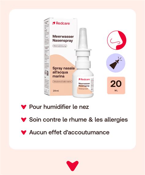 Redcare Spray Nasal A L Eau X Ml Redcare Apotheke