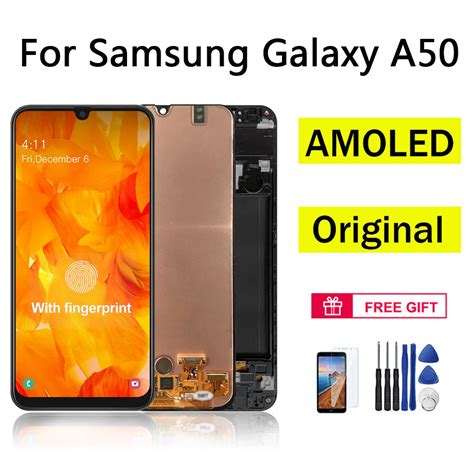 Aumook Original Amoled For Samsung Galaxy A50 Lcd Display Touch Screen ...