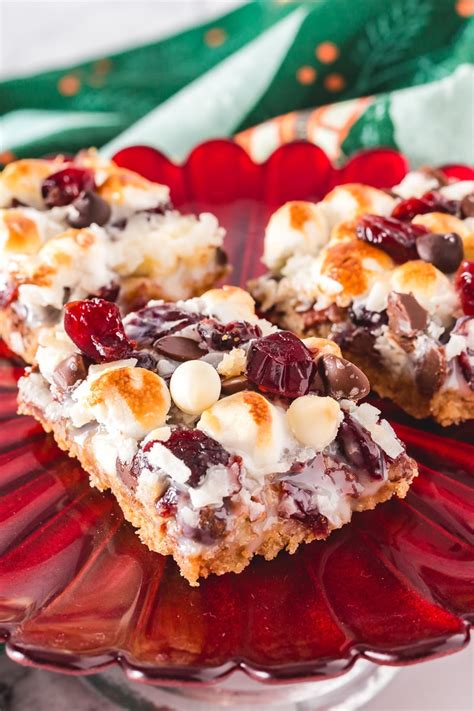 7 Layer Cranberry Magic Bars Shes Not Cookin