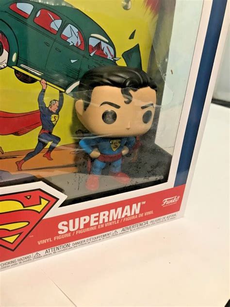 Funko Pop Vinyl Comic Cover Dc Superman Action Comic 01 Ebay