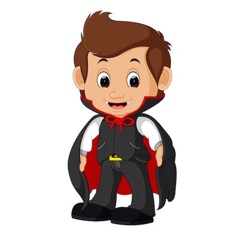 Premium Vector | Cute dracula cartoon