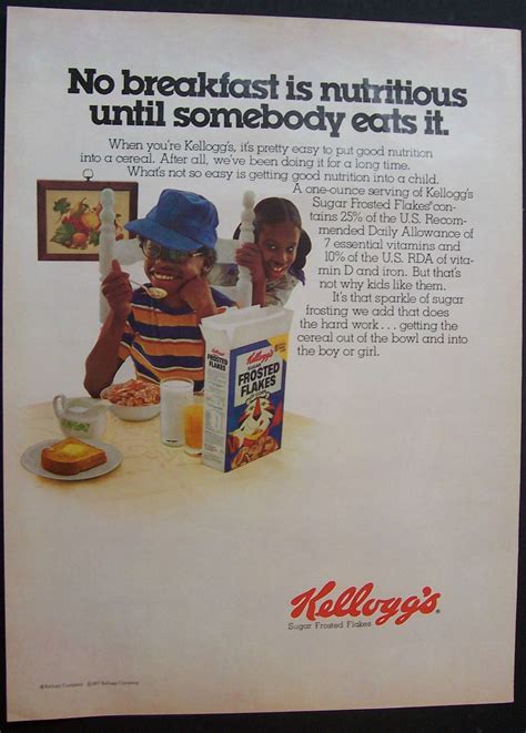 1977 Kellogg S Sugar Frosted Flakes