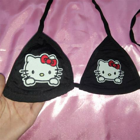 Kawai Black Hello Kitty Cute Girl Bra Juhi