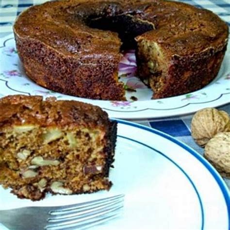 Bolo De Noz E Mel Sobremesas De Portugal