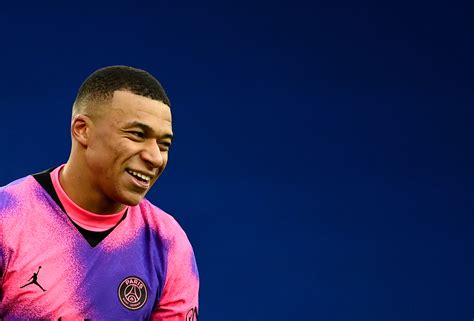 Kylian Mbappe Blue Hair