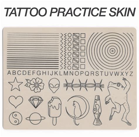 tattoo practice on fake skin 6