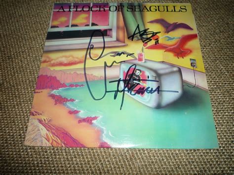 Signed X 3 A Flock Of Seagulls 1982 Lp Record Album Vinyl