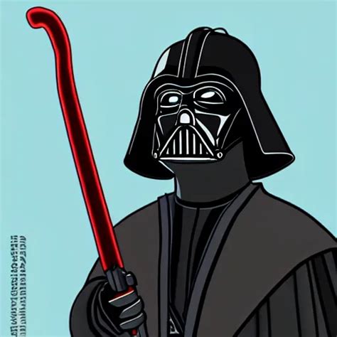 KREA A Portrait Of Darth Homer In The Style Of Dalle