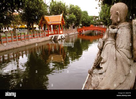 Bangkok Thailand Marble Temple Stock Photo - Alamy