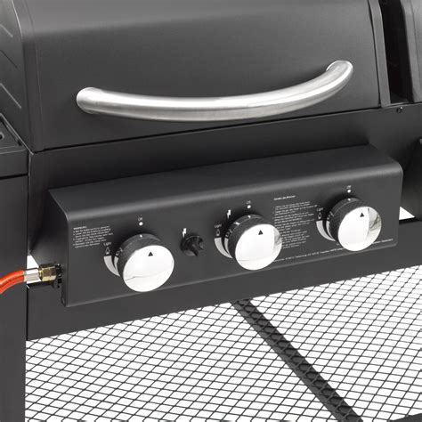 El Fuego Gas Kohle Kombigrill 3in1 Sierra 3 Brenner Und Seitenbrenner