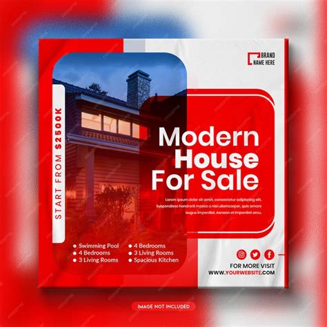 Premium Psd Real Estate Home Sale Social Media Post And Web Banner