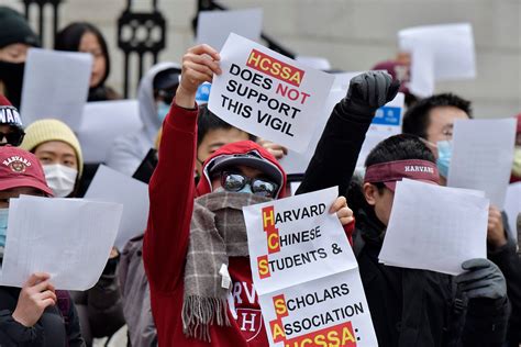 Hundreds At Harvard Nyc Chicago Protest China S Actions