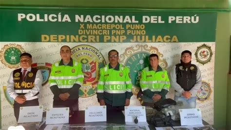 Polic A Captura A Presuntos Delincuentes En Puno La Raz N