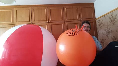 Lung Power Challenge Blowing Up An 80cm 32inch Retro Space Hopper