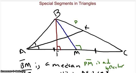 Special Segments In Triangles Worksheet