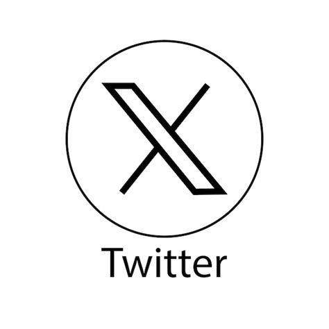 Twitter Logo Black White Images - Free Download on Freepik