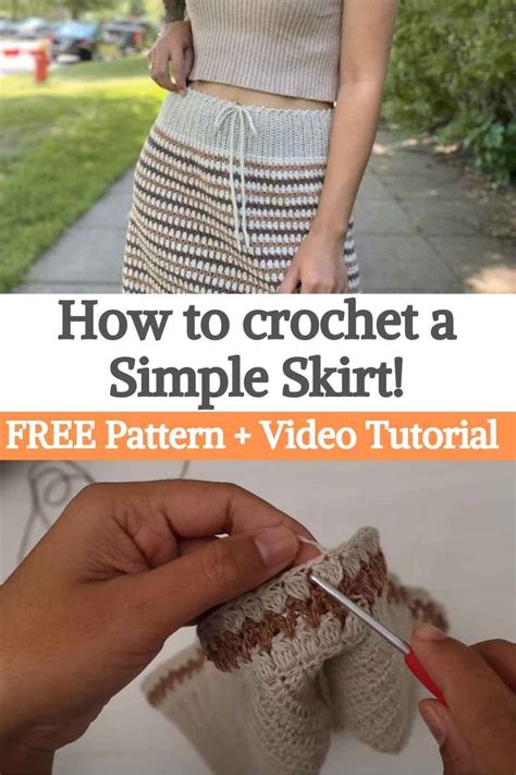 Learn How To Crochet A Simple Skirt With This Step By Step Crochet