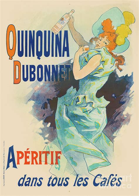 Quinquina Dubonnet Aperitif Vintage Poster Drawing By Vintage