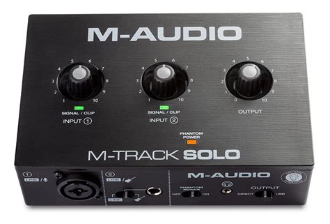 Test M Audio M Track Solo Duo Usb Audiointerfaces Amazonade