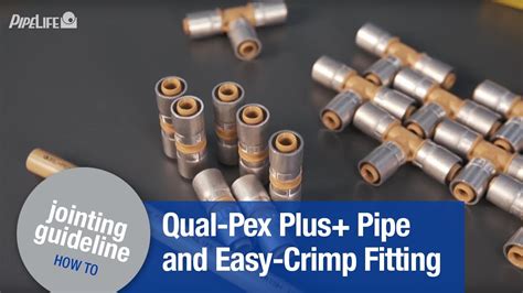 How To Video Qual Pex Plus ‘easy Lay’ Pipe And Easy Crimp Fitting Connection Made With Crimp