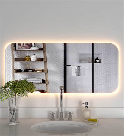 Buy Modern Designed LED Rectangular Wall Mirror At 26 OFF By