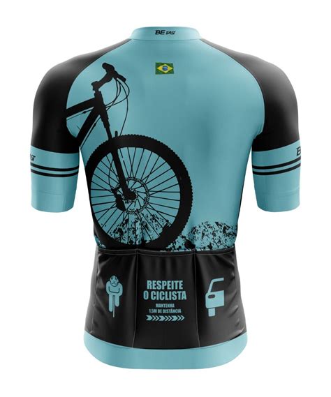 Camisa de Ciclismo Masculina Bicicletas VÁRIAS CORES Manga Curta Be Fast