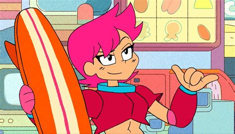 Sapphics Like On Twitter Red Action And Enid From Ok Ko